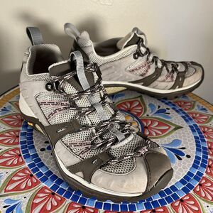 Merrell Siren Sport Womens Sz 7 Elephant Grey Pink Hiking Trail Shoes J13888